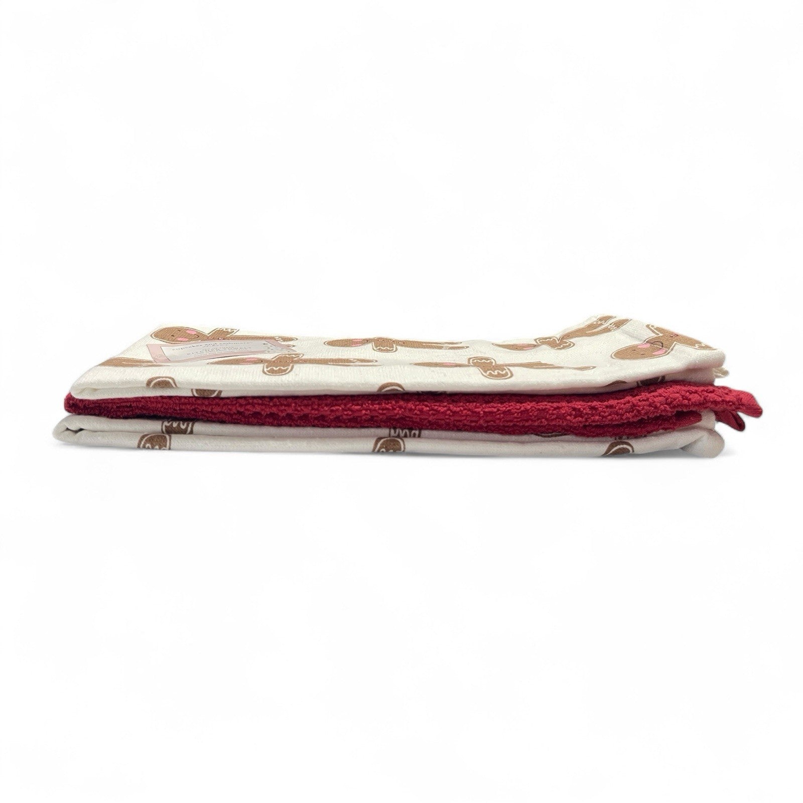 Cupcakes and Cashmere Gingerbread Christmas Man Kitchen Towel Set of 3 - Trendiez U ♥ 