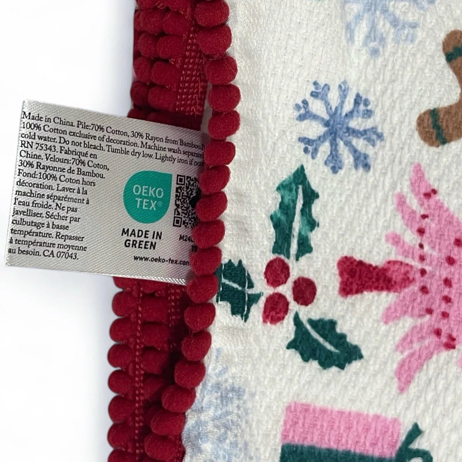 Cupcakes and Cashmere Kitchen Towel Set of 3 Gingerbread Candy Cane Christmas - Trendiez U ♥ 