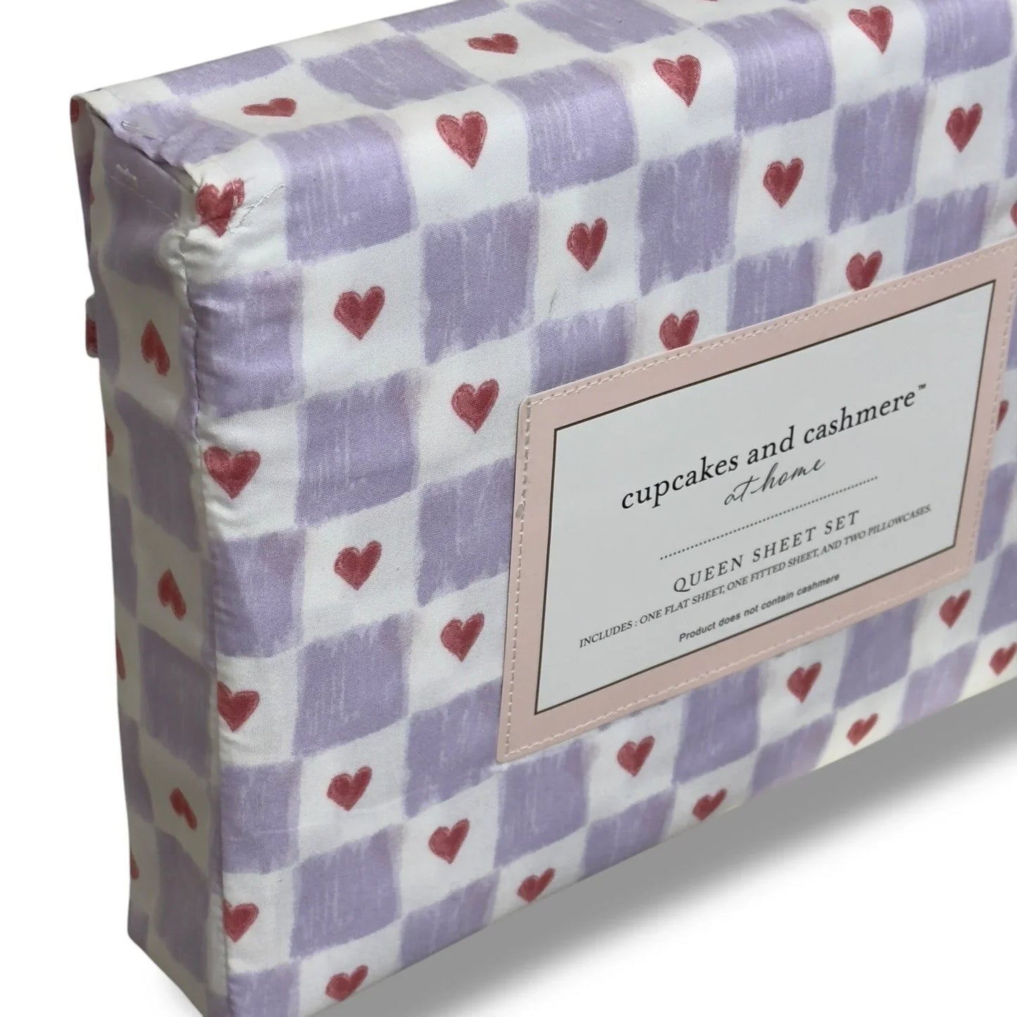 Cupcakes & Cashmere QUEEN Hearts Sheet Set Valentines New - Trendiez U ♥ 