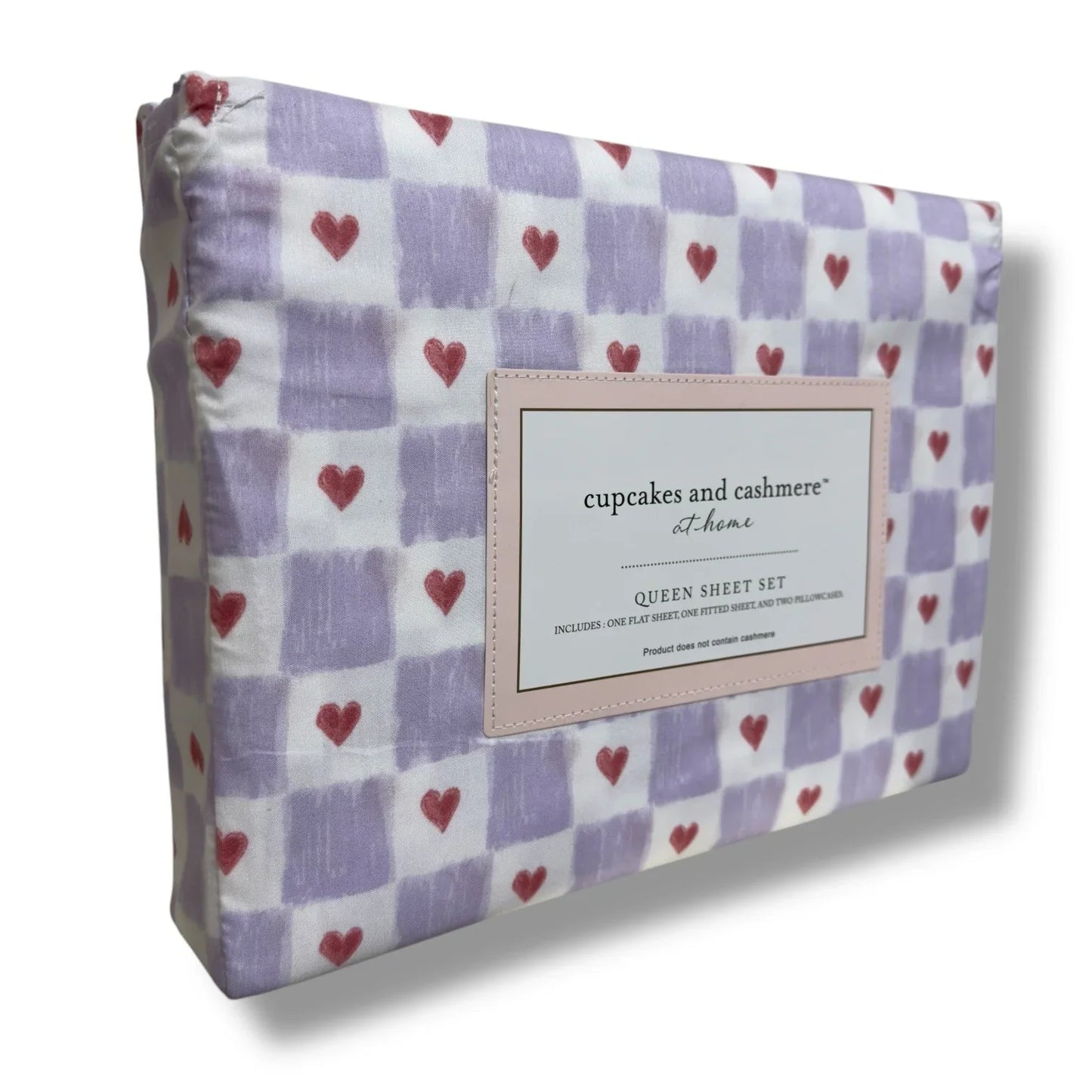 Cupcakes & Cashmere QUEEN Hearts Sheet Set Valentines New - Trendiez U ♥ 