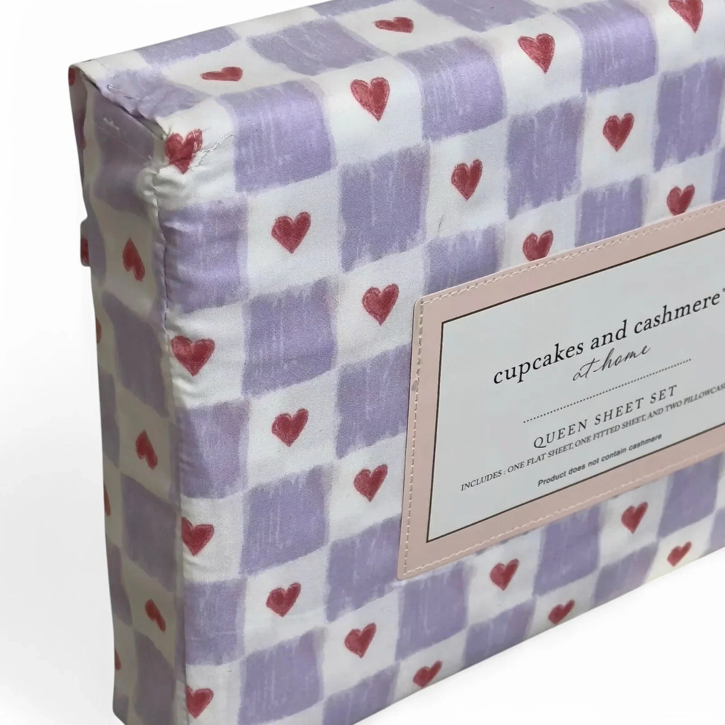 Cupcakes & Cashmere QUEEN Hearts Sheet Set Valentines New - Trendiez U ♥ 
