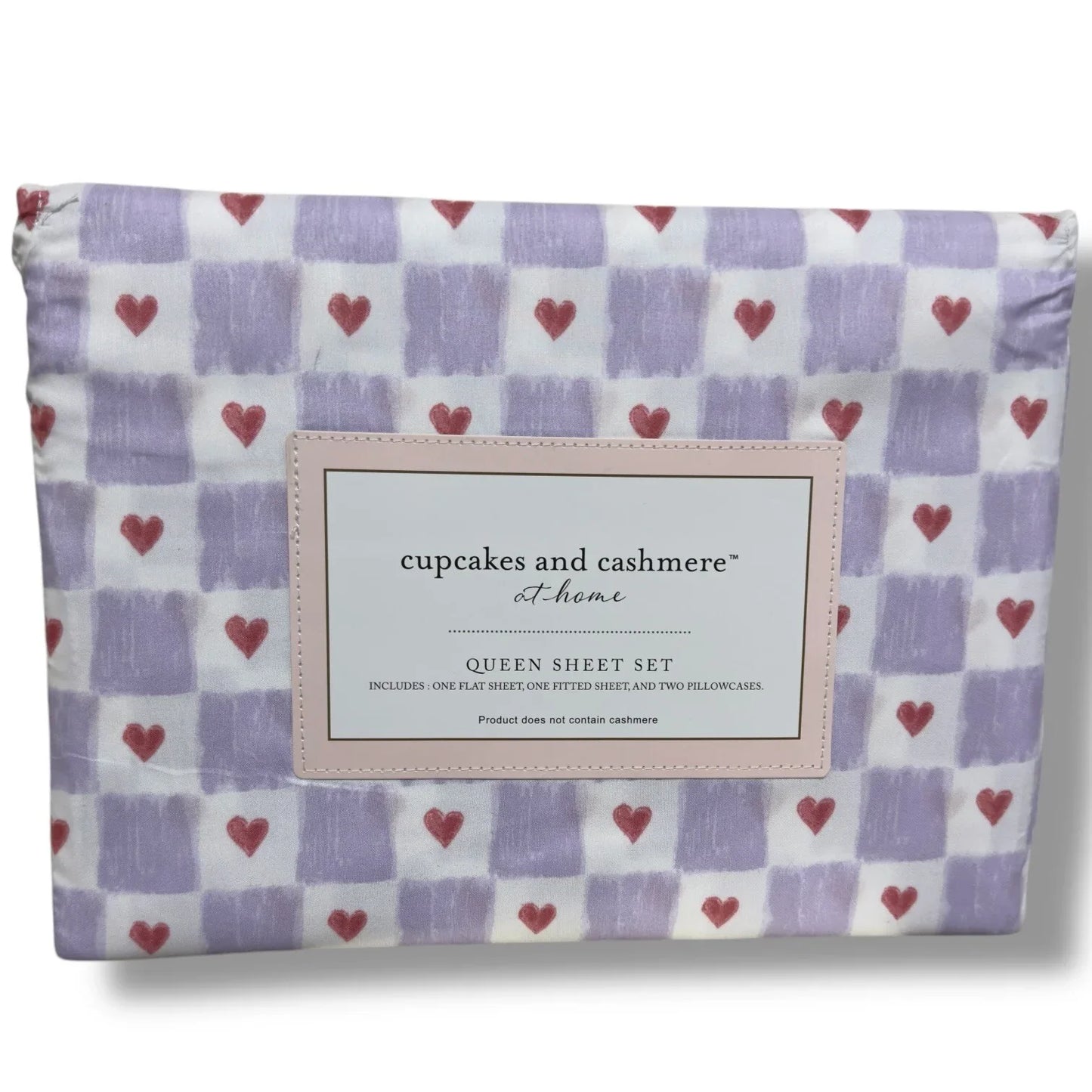 Cupcakes & Cashmere QUEEN Hearts Sheet Set Valentines New - Trendiez U ♥ 