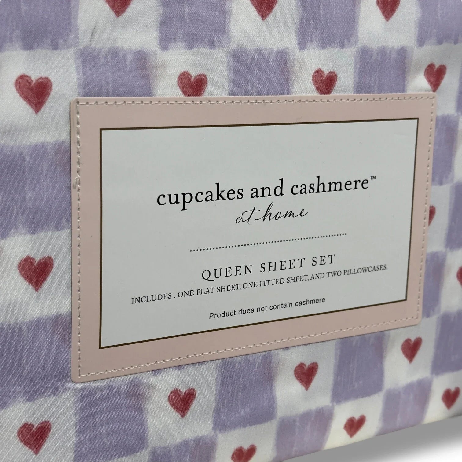 Cupcakes & Cashmere QUEEN Hearts Sheet Set Valentines New - Trendiez U ♥ 