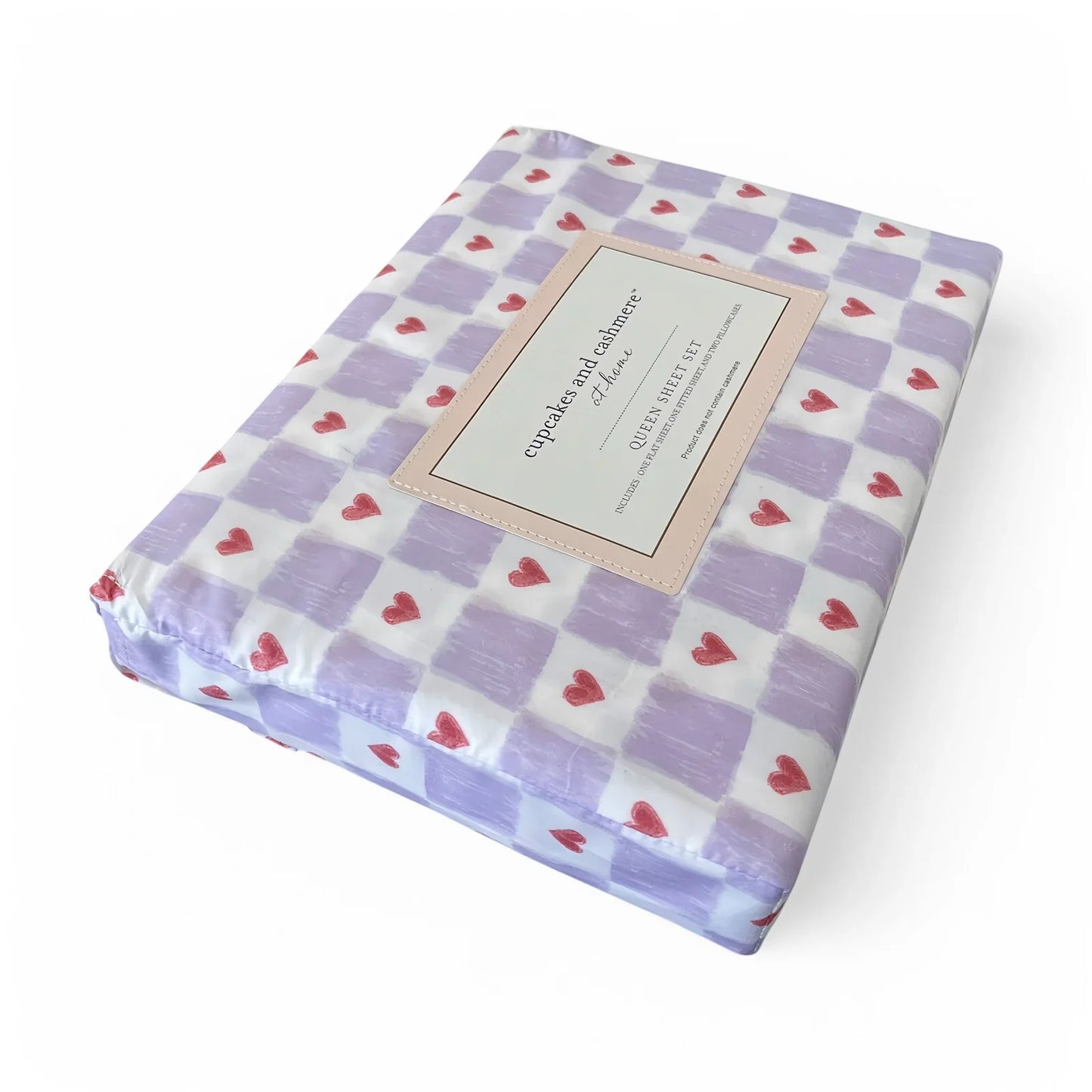 Cupcakes & Cashmere QUEEN Hearts Sheet Set Valentines New - Trendiez U ♥ 
