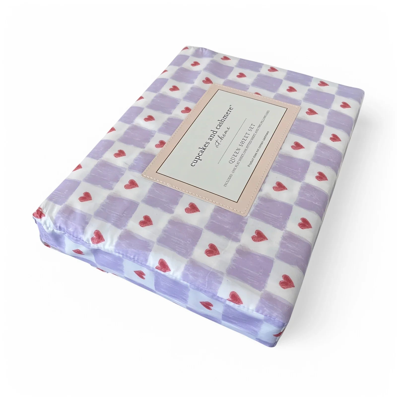 Cupcakes & Cashmere QUEEN Hearts Sheet Set Valentines New - Trendiez U ♥ 