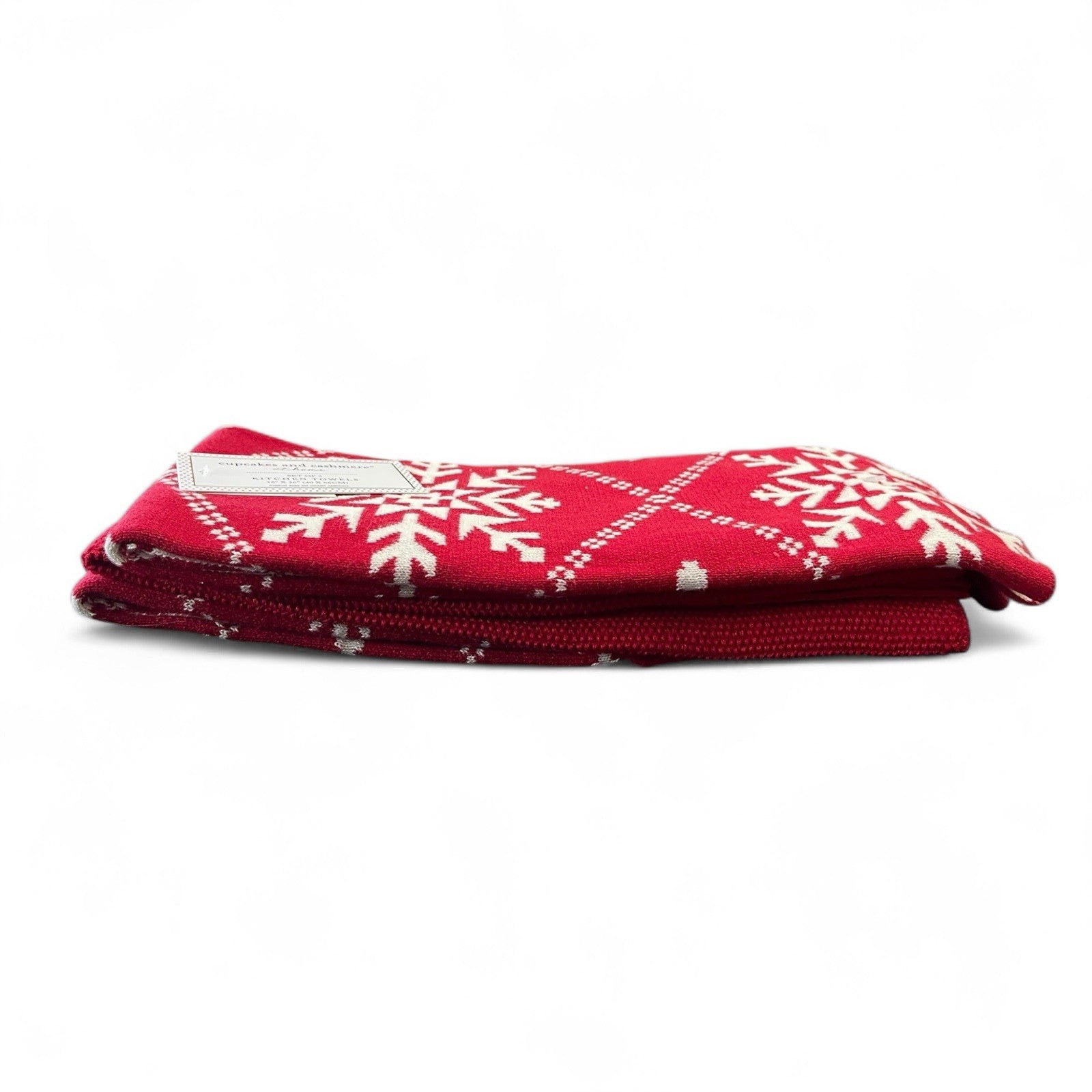 Cupcakes and Cashmere Snowflake Christmas Knit Kitchen Towels – 3 Pack - Trendiez U ♥ 