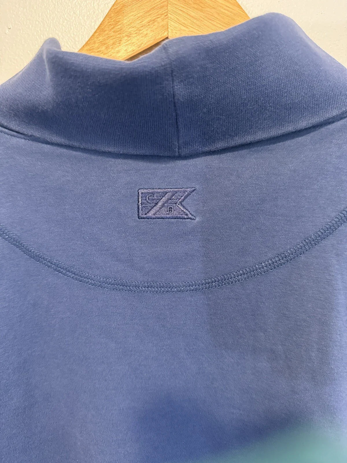Cutter And Buck Long Sleeve Turtleneck Pullover Cotton Sweater (Navy) XL - Trendiez U ♥ 