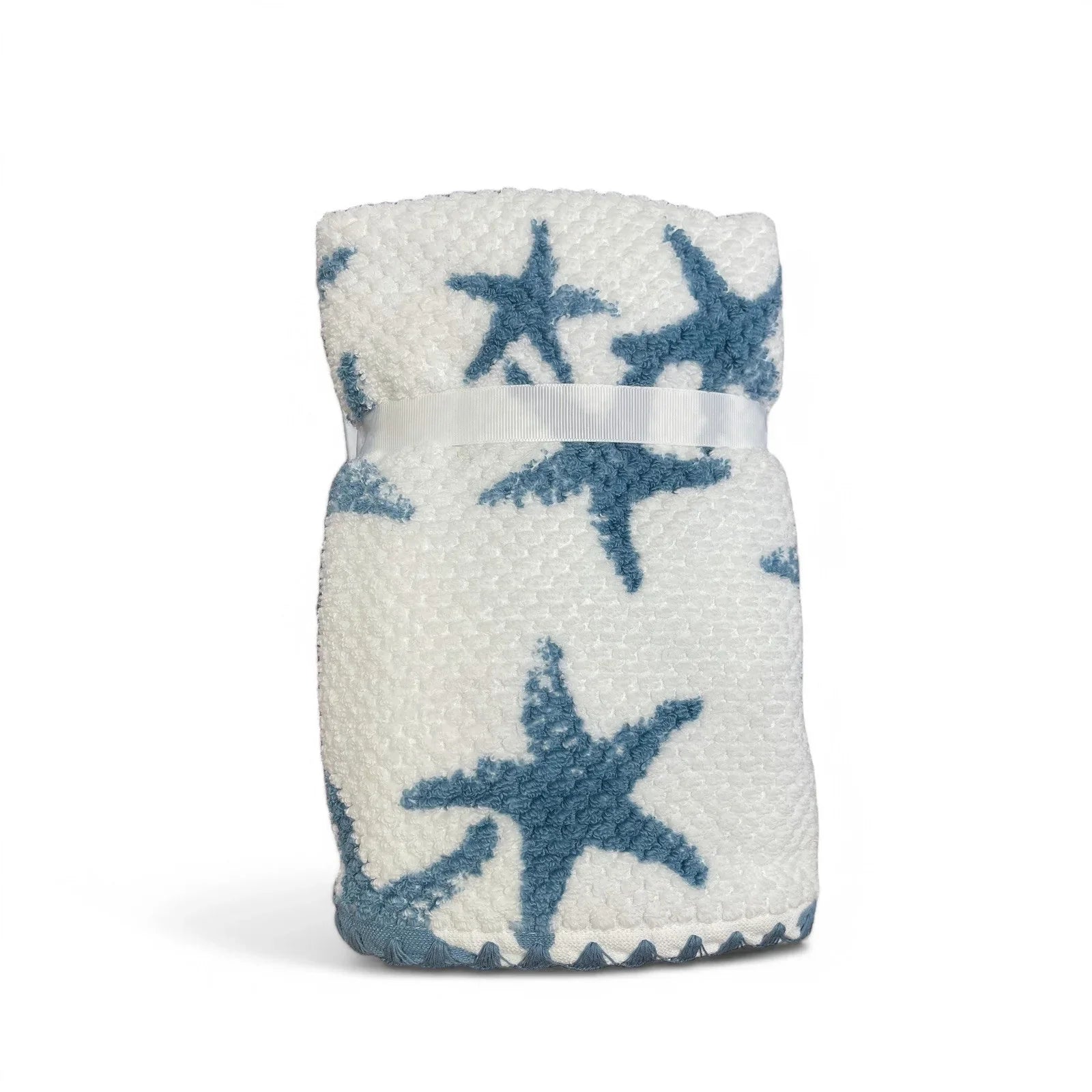 Cynthia Rowley Coastal Collection Starfish 4-Piece Bath Towel Set - Trendiez U ♥ 