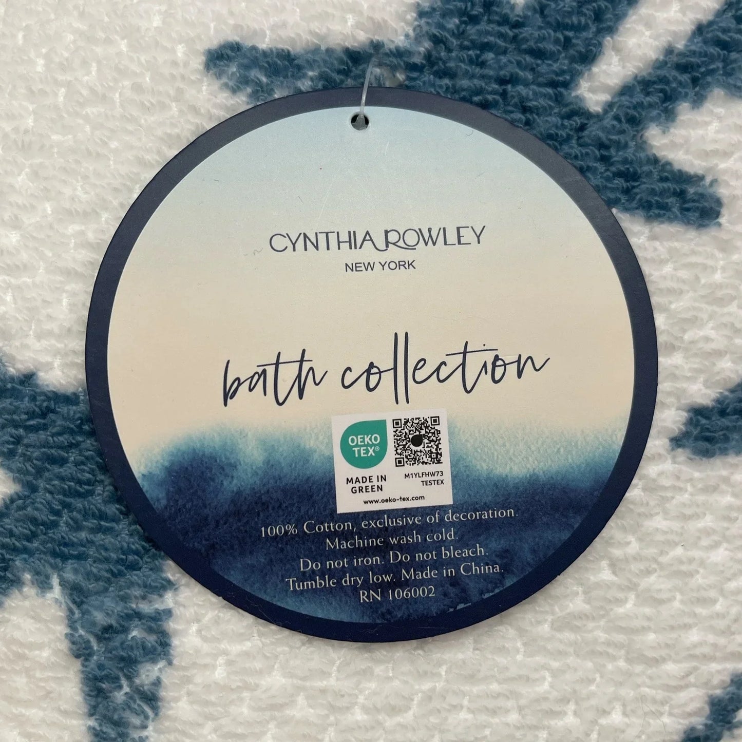 Cynthia Rowley Coastal Collection Starfish 4-Piece Bath Towel Set - Trendiez U ♥ 