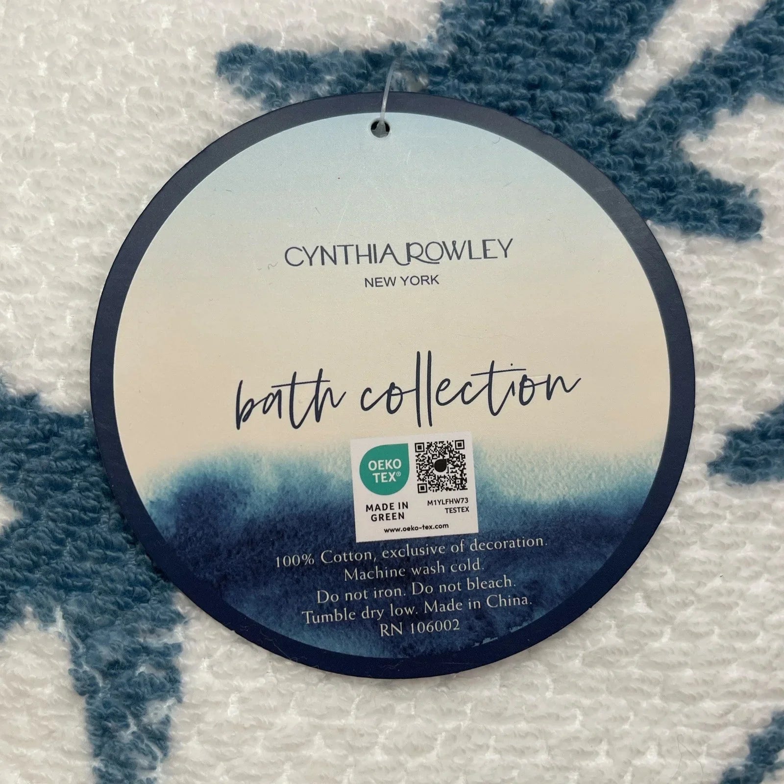 Cynthia Rowley Coastal Collection Starfish 4-Piece Bath Towel Set - Trendiez U ♥ 