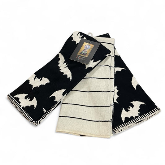 Cynthia Rowley Halloween Bats Knit Kitchen Towel Set, 3-Piece Farmhouse Style - Trendiez U ♥ 