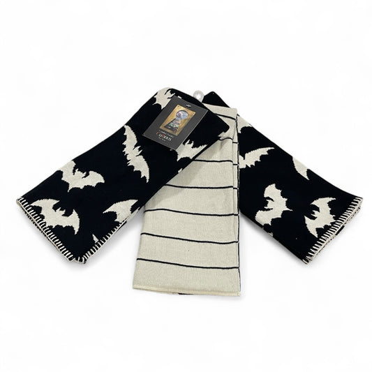 Cynthia Rowley Halloween Bats Knit Kitchen Towel Set, 3-Piece Farmhouse Style - Trendiez U ♥ 
