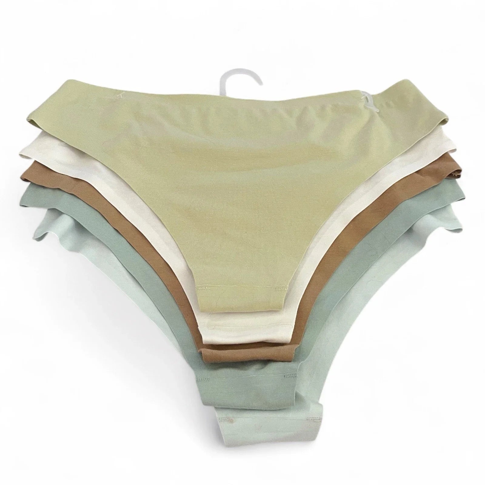 Danskin Intimates 5 Pack Mid-Rise Brief Panties Size L Soft Breathable - Trendiez U ♥ 