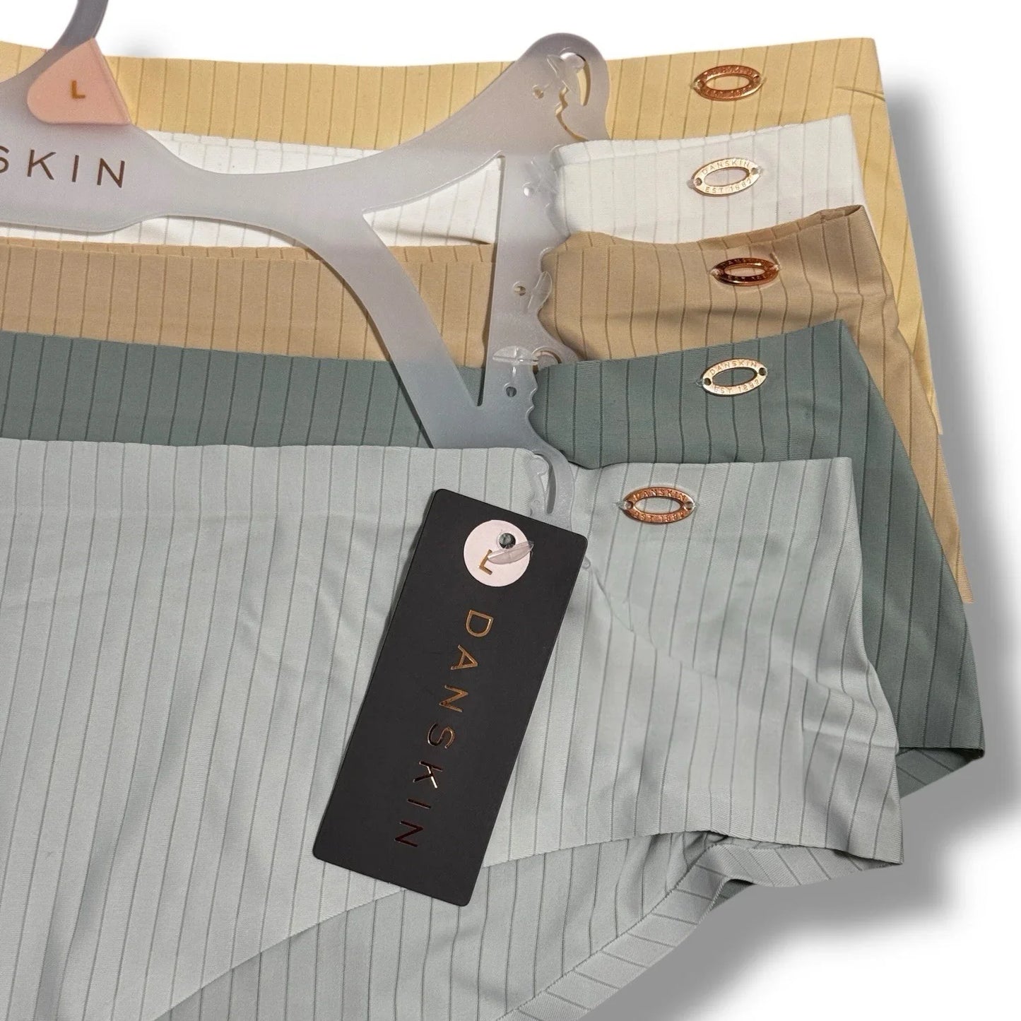 Danskin Intimates Women’s Underwear Soft No Show Panties 5 set, Size : L - Trendiez U ♥ 