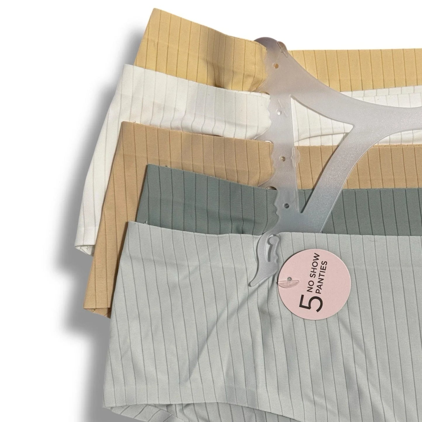 Danskin Intimates Women’s Underwear Soft No Show Panties 5 set, Size : L - Trendiez U ♥ 