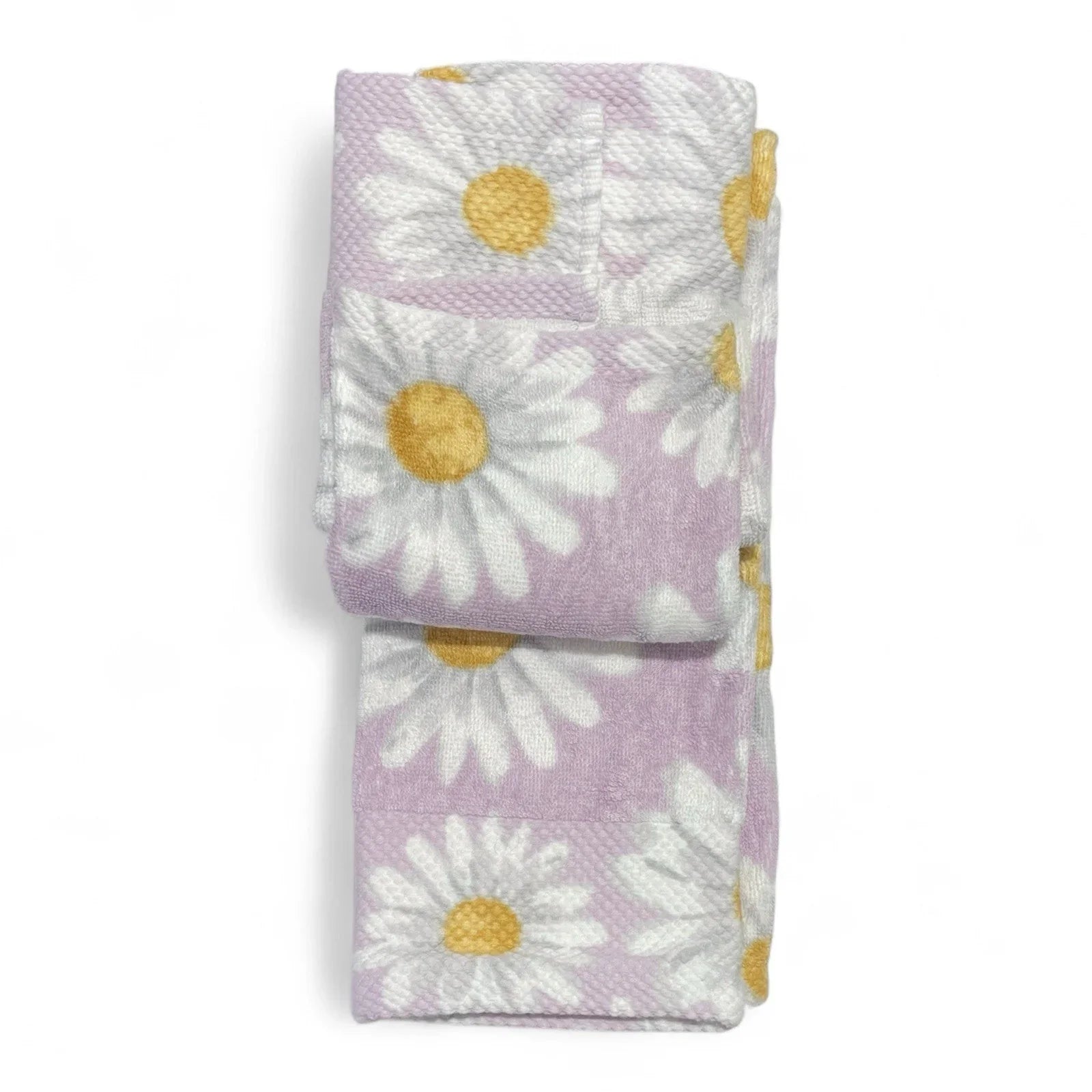 Deborah Connolly Purple Daisy Bathroom Hand Towels ~ Set of 2 - NEW - Trendiez U ♥ 