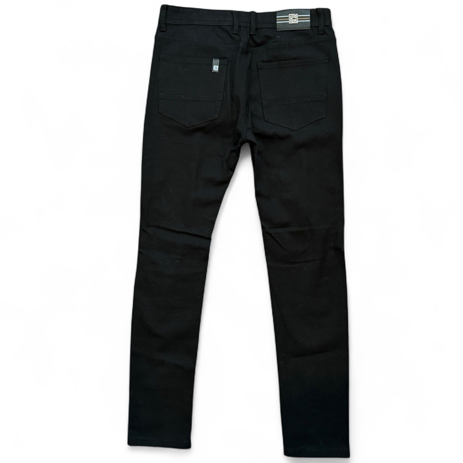 Demolition Men’s Jeans – Black Moto Studden Slim 34x32 - Trendiez U ♥ 