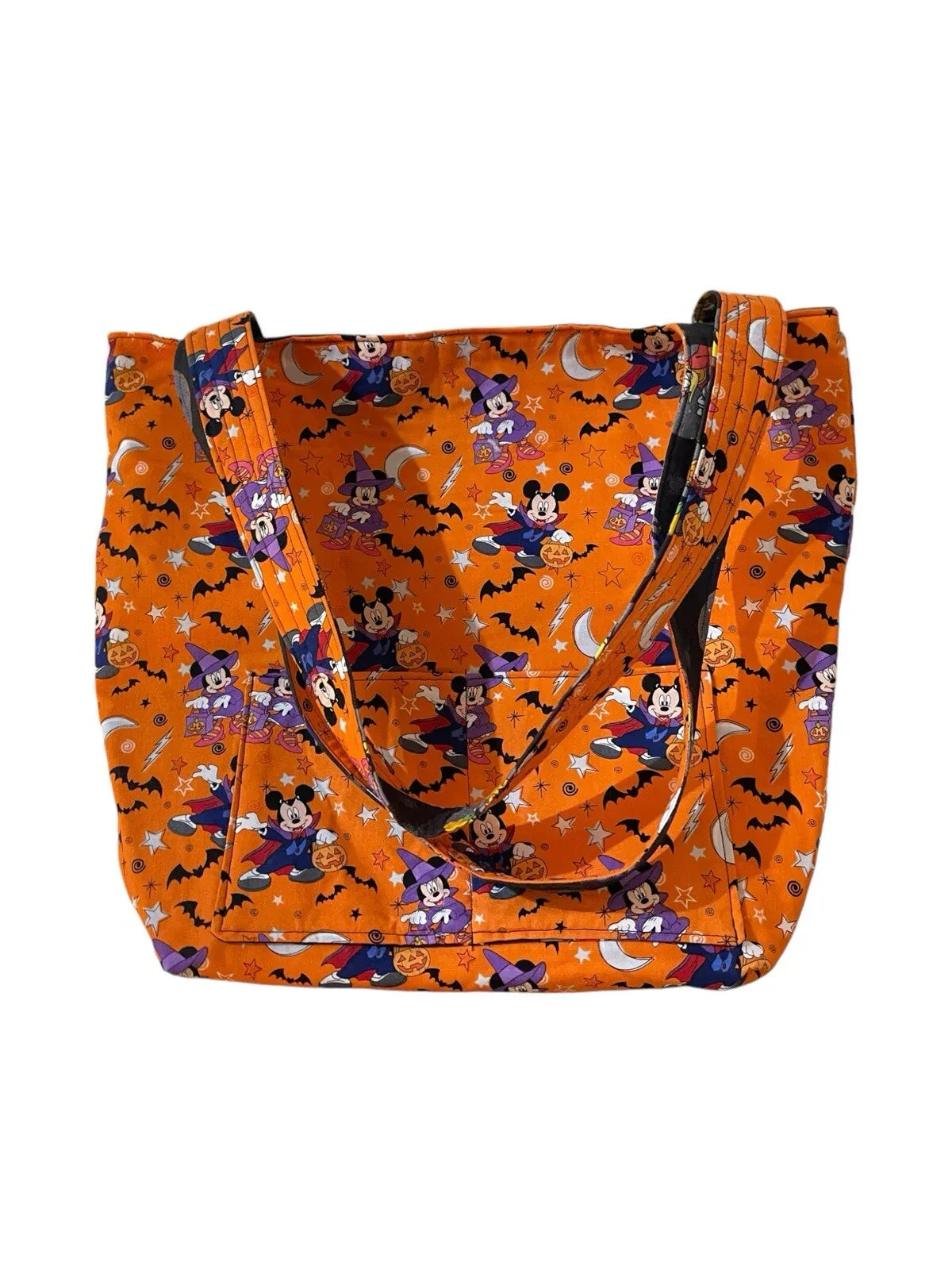 🎃DISNEY Halloween HANDMADE ECO-FRIENDLY REVERSIBLE TOTE 🌱100% Cotton🌱 - Trendiez U ♥ 