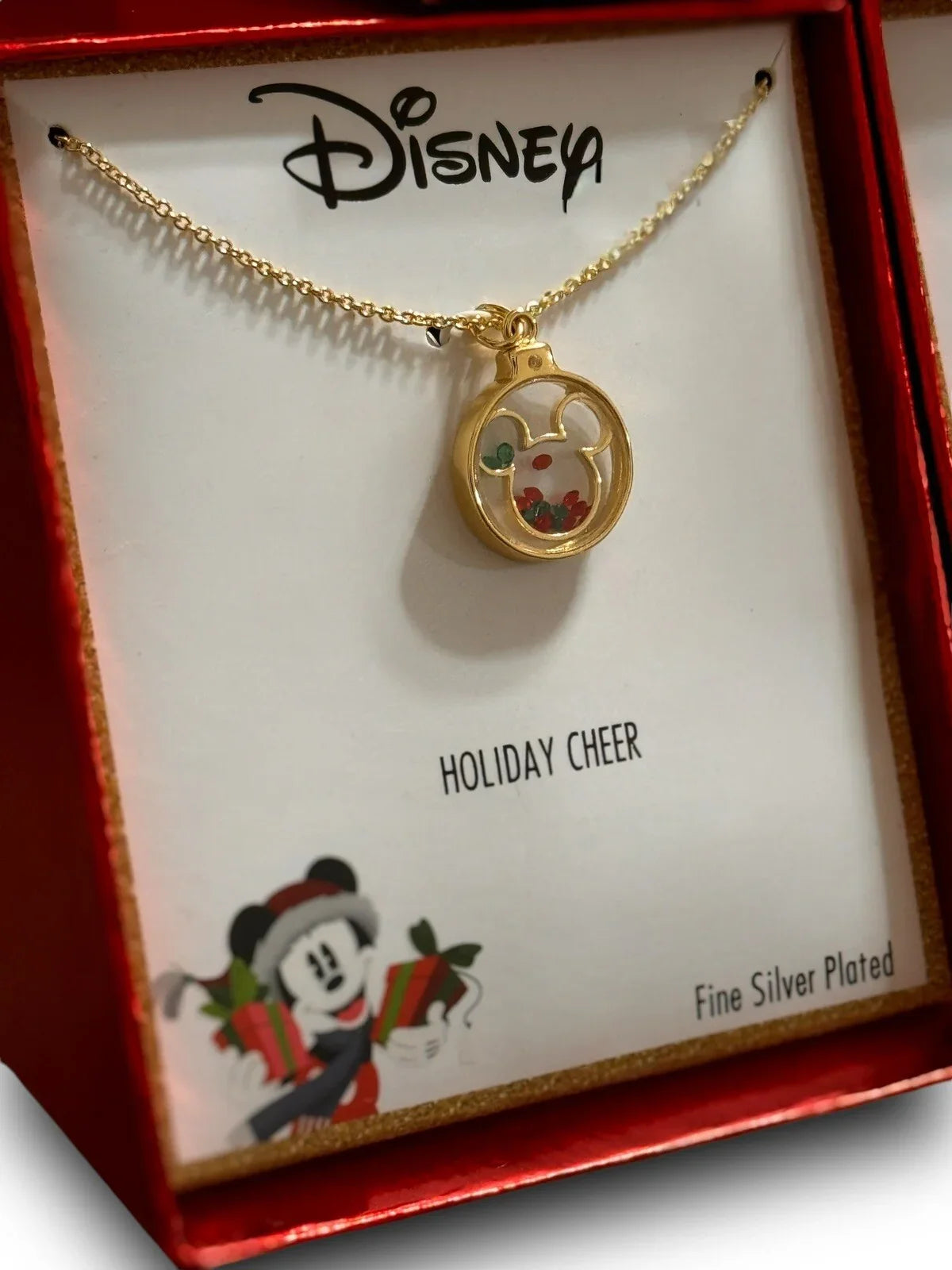 Disney Mickey Charm Bracelet, Necklace & Matching Earrings Bangle Gift Set - Trendiez U ♥ 