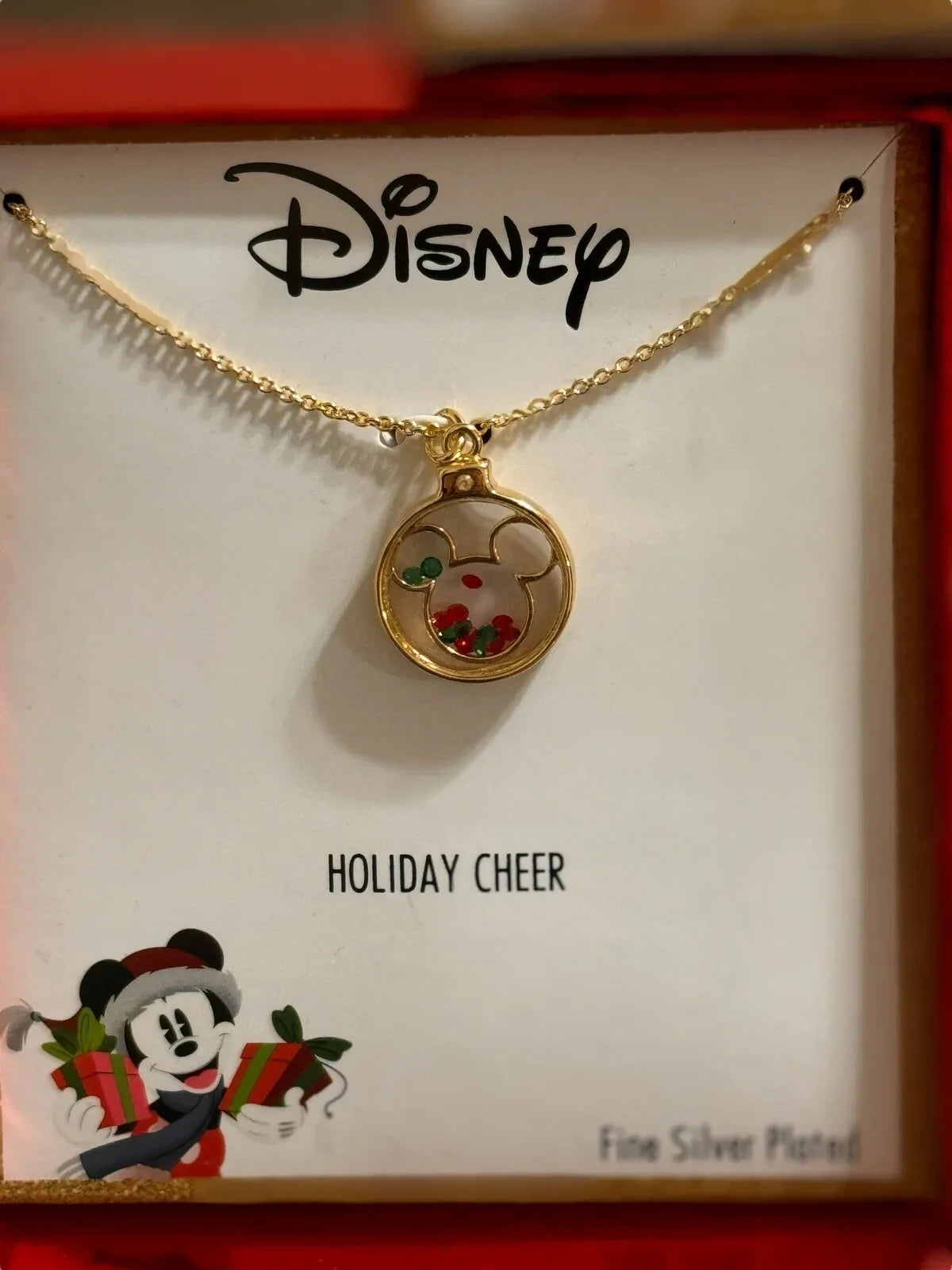 Disney Mickey Charm Bracelet, Necklace & Matching Earrings Bangle Gift Set - Trendiez U ♥ 