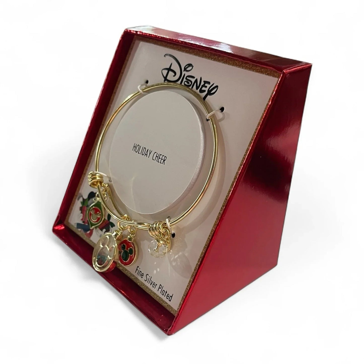 Disney Mickey Mouse Expandable Charm Bangle Bracelet Gold Overlay 🆓📦 - Trendiez U ♥ 