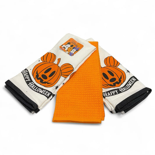 Disney Mickey Mouse Halloween Kitchen Towel Set 3-Piece - Trendiez U ♥ 