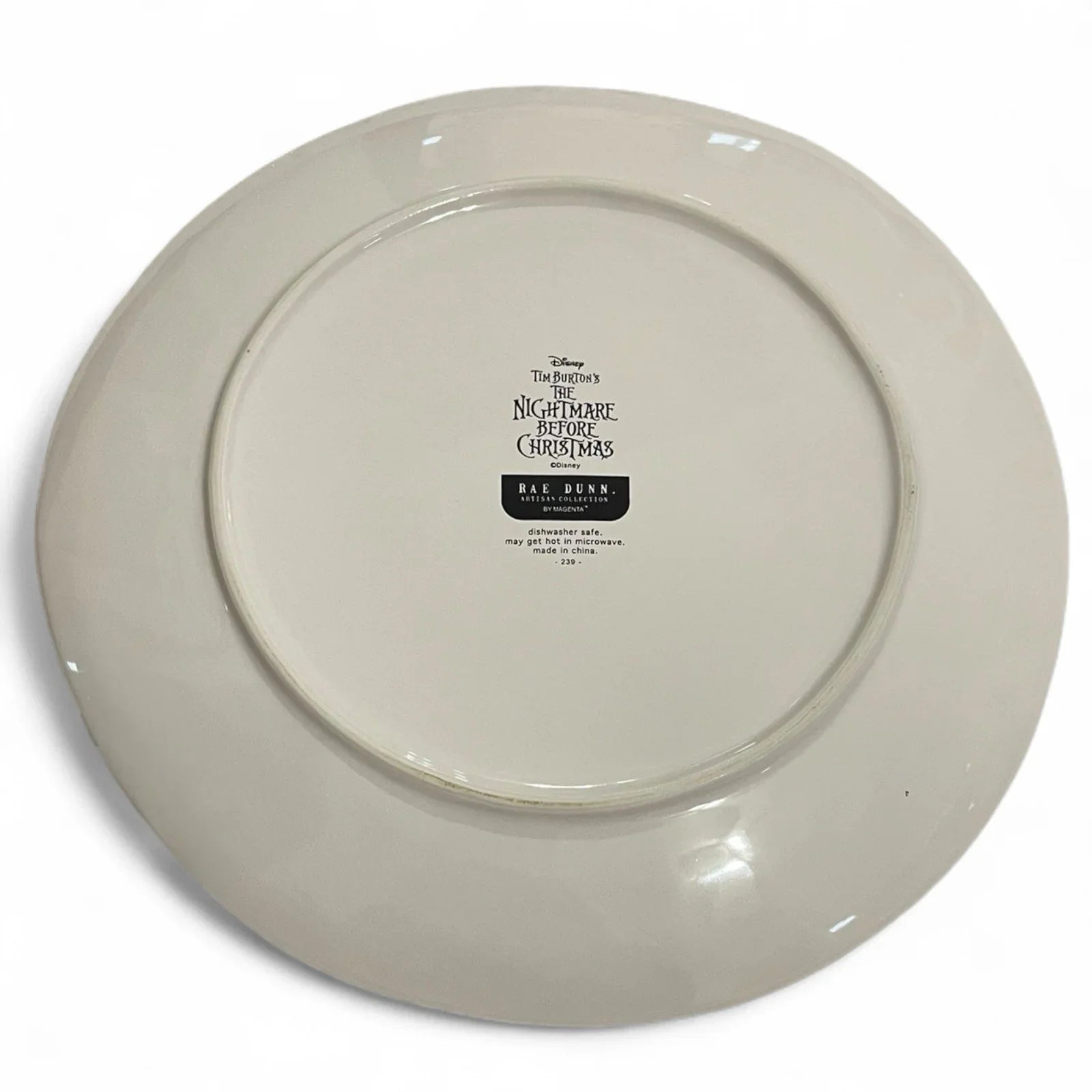 Disney Nightmare Before Christmas Dinner Plate NEW Set of 2 11” Ceramic Debossed - Trendiez U ♥ 