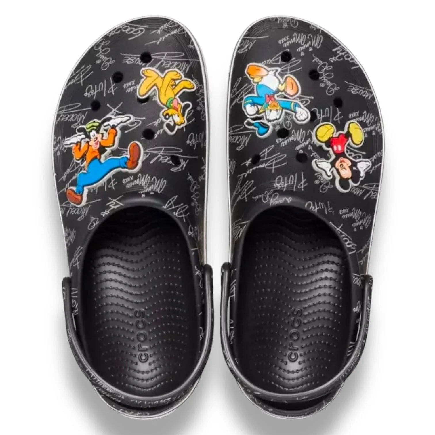 Disney Parks Character Autographs Mickey Donald Adult CROCS M 4 W6 - Trendiez U ♥ 
