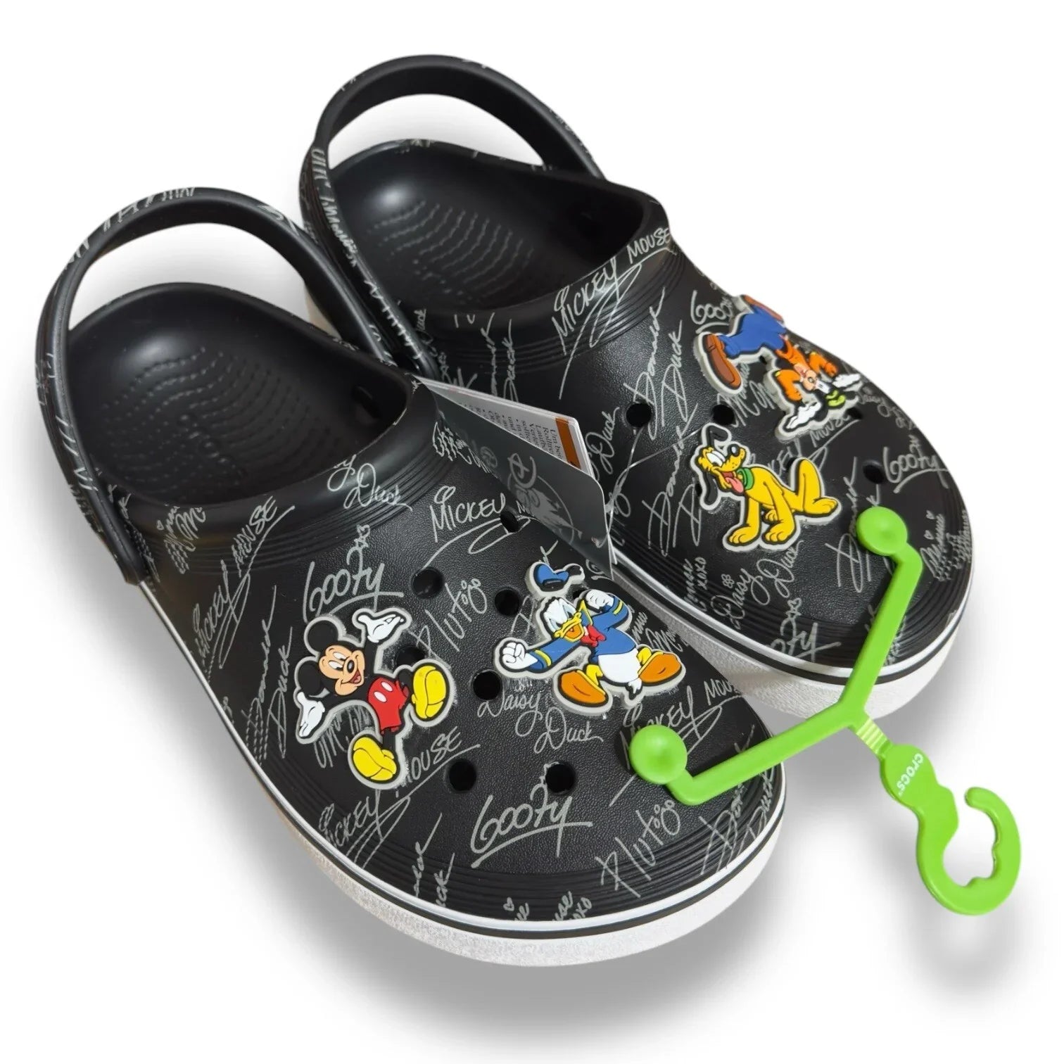Disney Parks Character Autographs Mickey Donald Adult CROCS M 5 W 7 - Trendiez U ♥ 