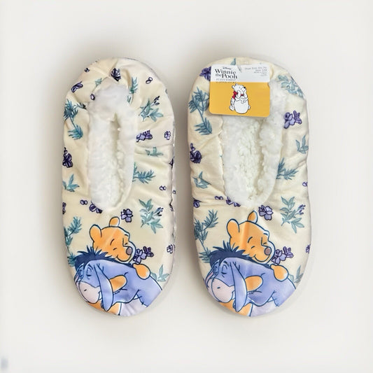 Disney Winnie the Pooh Slipper Booties – Eeyore & Pooh Bear, Non-Slip - Trendiez U ♥ 