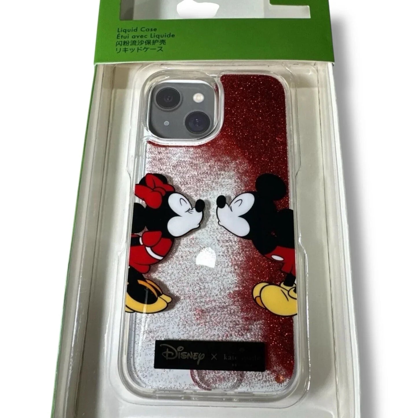 Disney X Kate Spade New York Minnie Mouse Liquid Glitter iPhone 15Pro Max Case - Trendiez U ♥ 