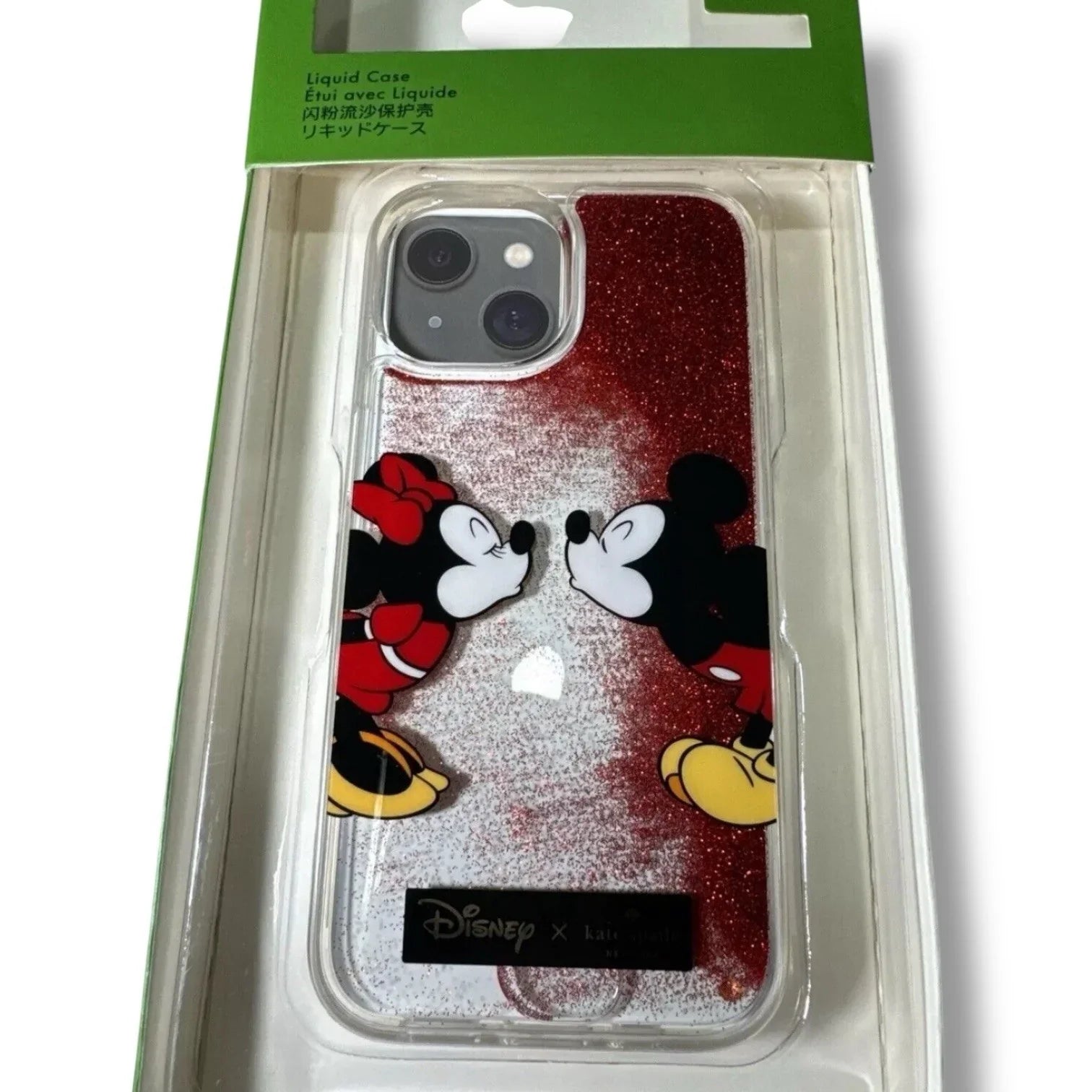 Disney X Kate Spade New York Minnie Mouse Liquid Glitter iPhone 15Pro Max Case - Trendiez U ♥ 