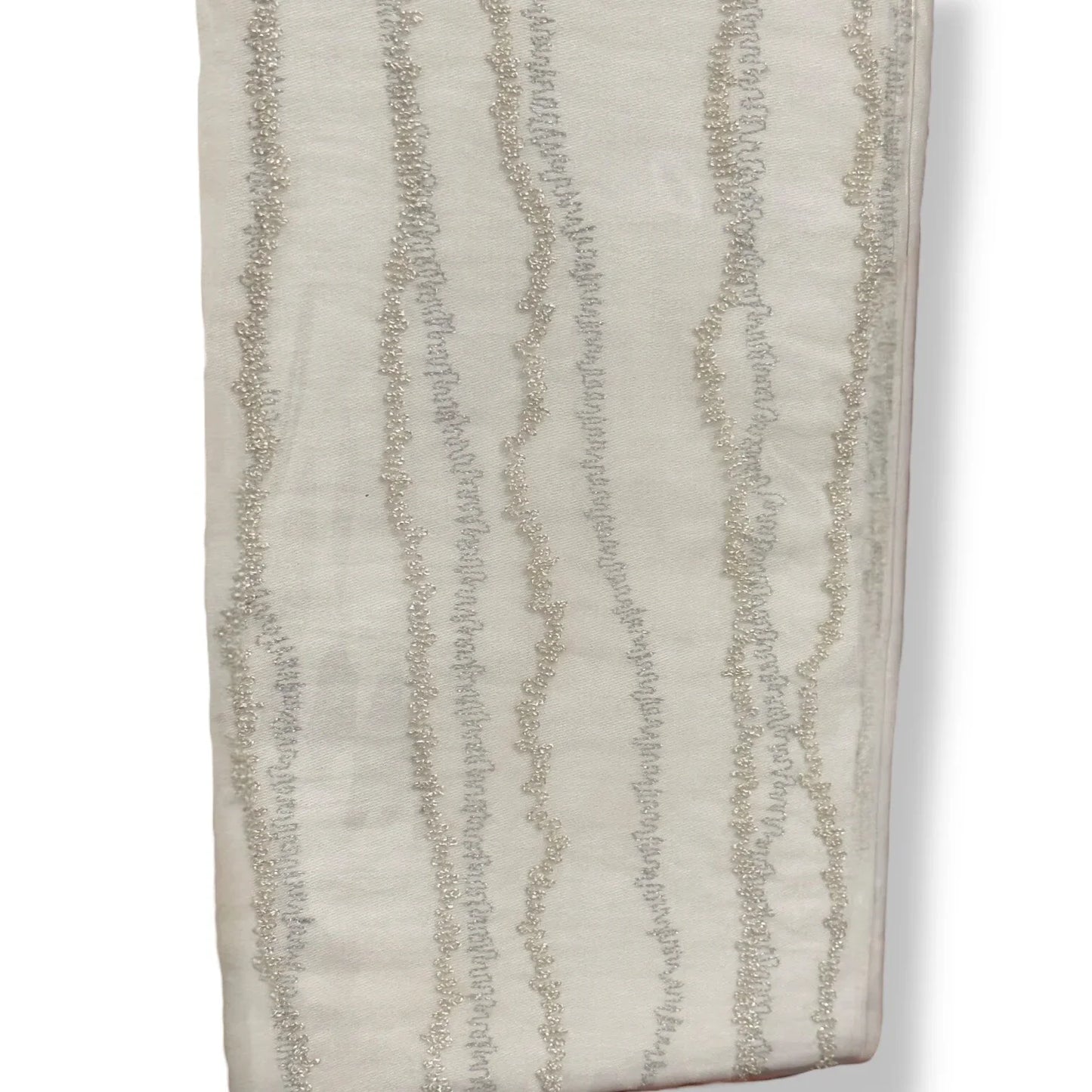 Donna Karan Pillow Sham Luna Decorative Luxury Euro Decor MSRP $190 Platinum - Trendiez U ♥ 