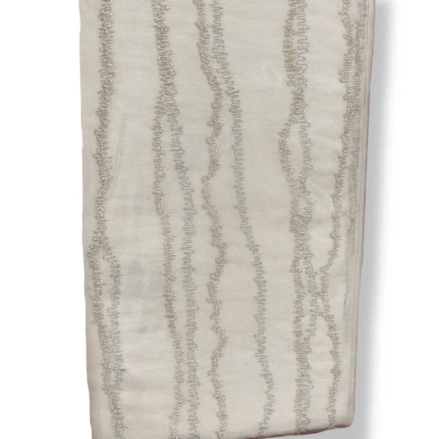 Donna Karan Pillow Sham Luna Decorative Luxury Euro Decor MSRP $190 Platinum - Trendiez U ♥ 