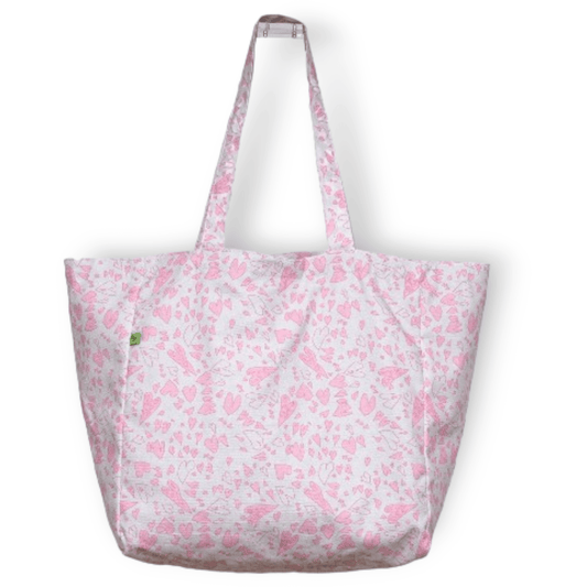 Eco-Chic Hearts Tote - Trendiez U ♥ 