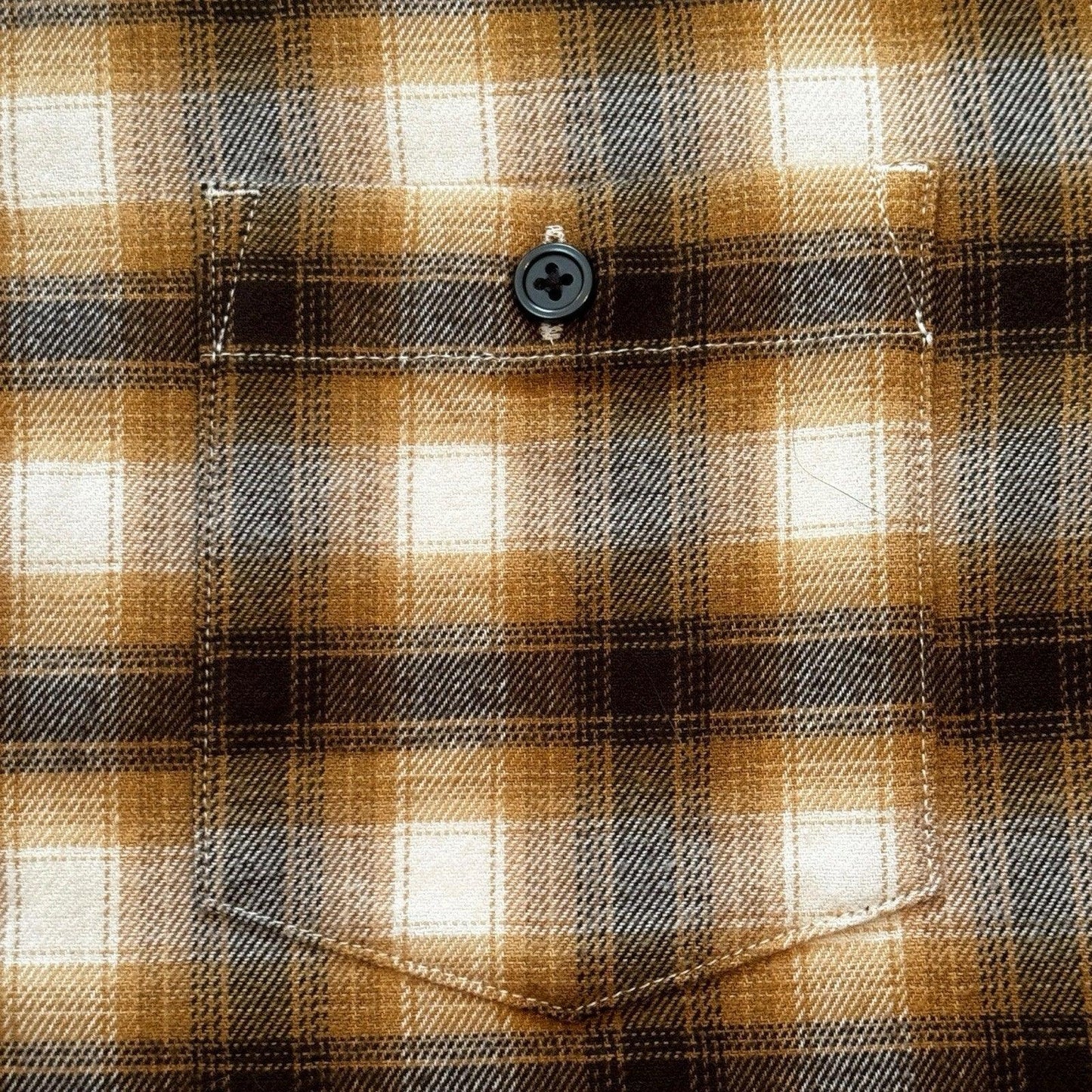 Express Men’s Flannel Shirt – Brown Plaid, Size XS - Trendiez U ♥ 