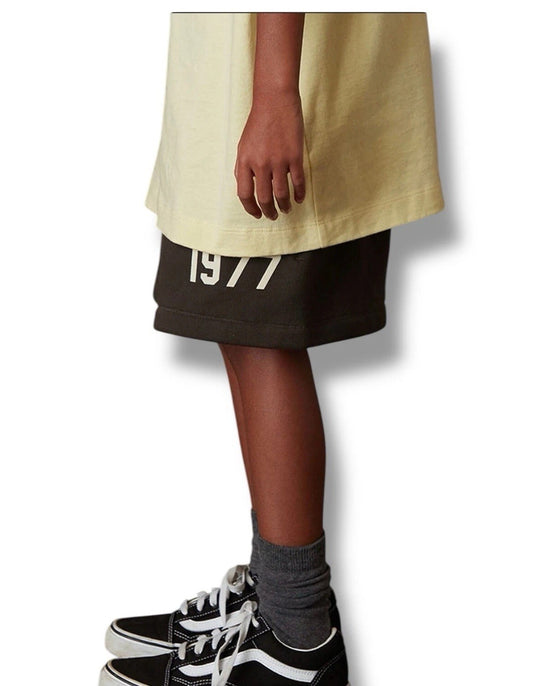 Fear Of God Essentials 1977 Iron Black Fleece Shorts Size XS - Trendiez U ♥ 