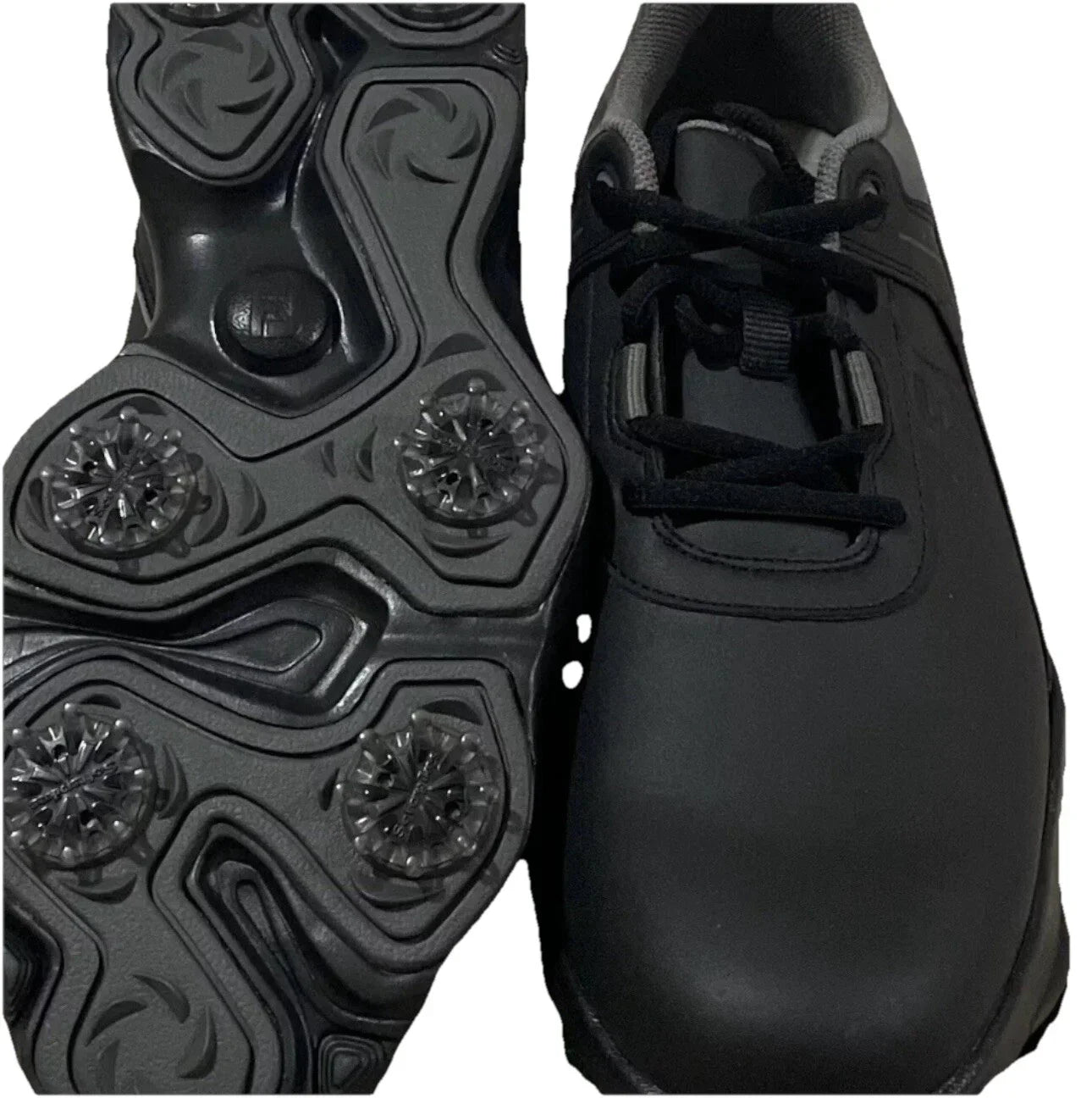 Footjoy Sport LT Mens Size 8 M Golf Shoes Spikes 58085 Black Gray NWB - Trendiez U ♥ 