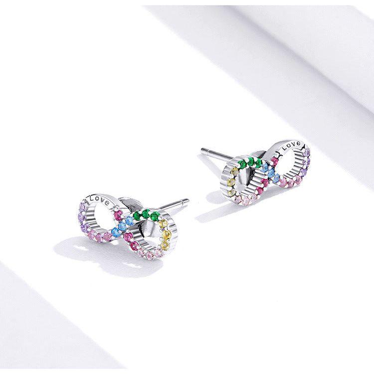 Forever Rainbow Sterling Silver Jewelry Set - Trendiez U ♥ 