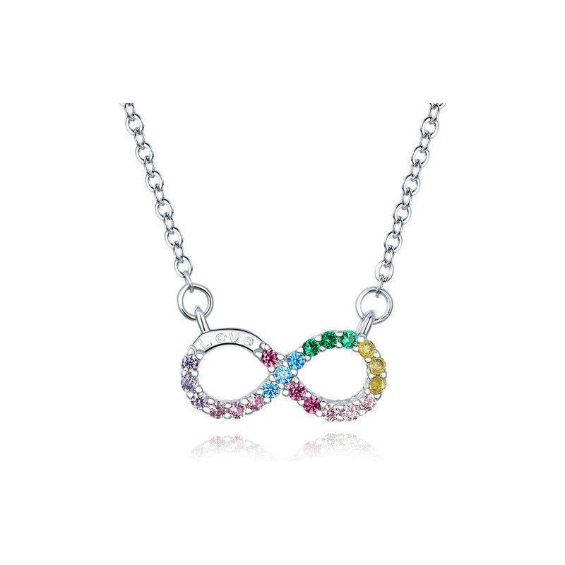 Forever Rainbow Sterling Silver Jewelry Set - Trendiez U ♥ 