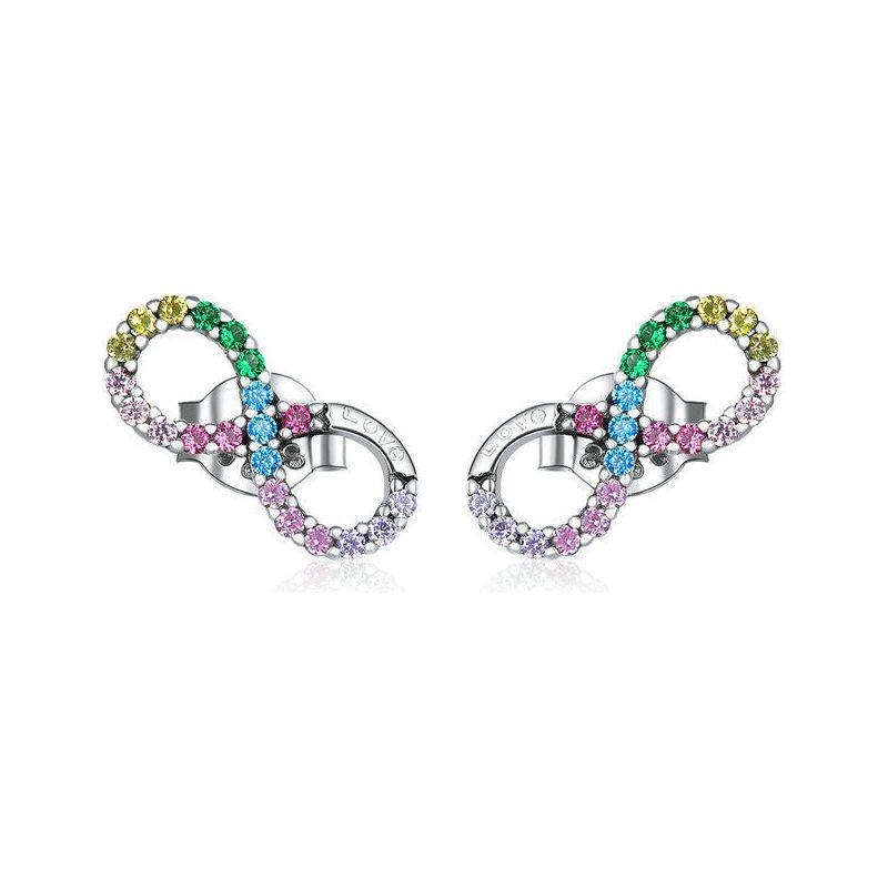 Forever Rainbow Sterling Silver Jewelry Set - Trendiez U ♥ 