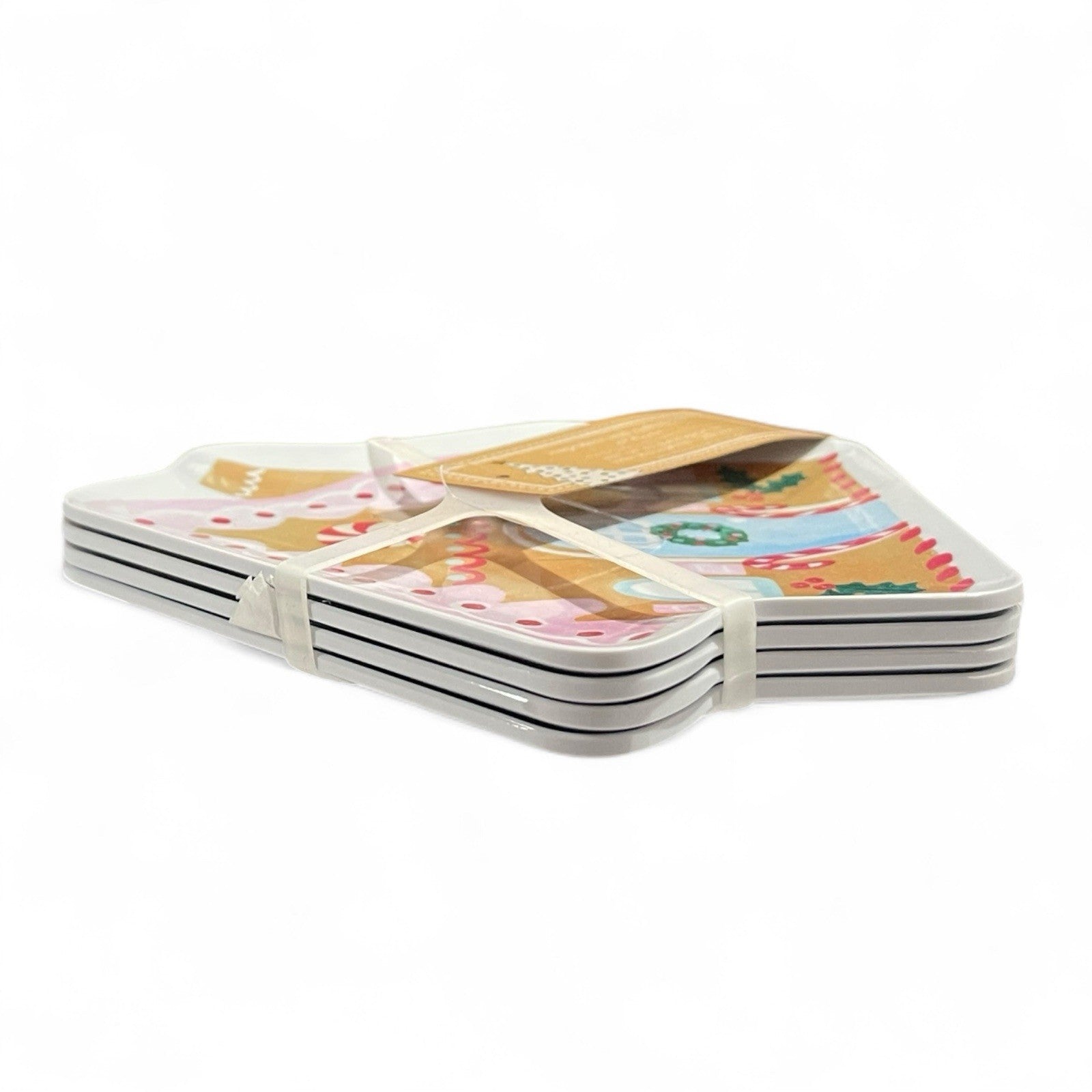 Gingerbread House Melamine Christmas Snack Plates - Cupcakes and Cashmere - Trendiez U ♥ 
