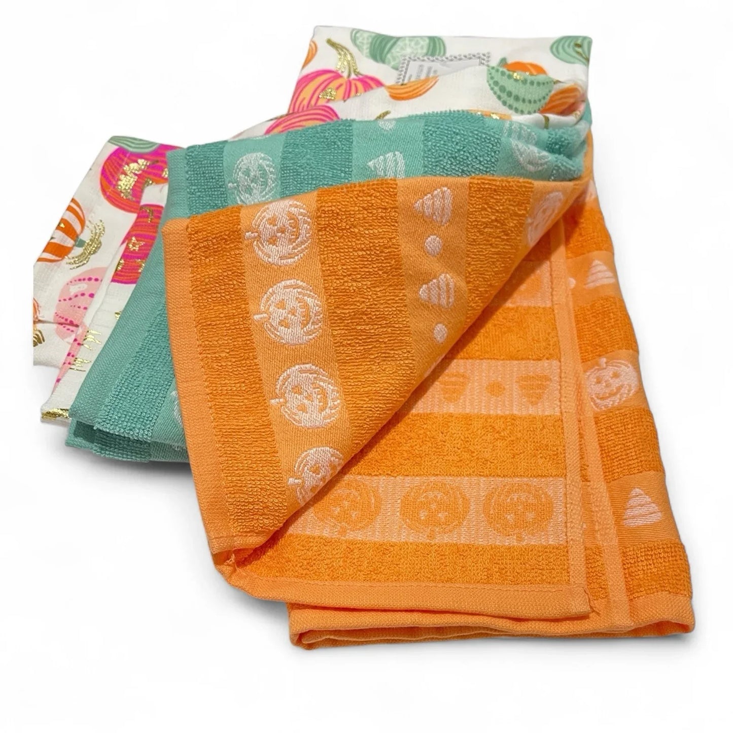 Halloween Kitchen Towels Cupcakes And Cashmere Pink & Gold - Trendiez U ♥ 