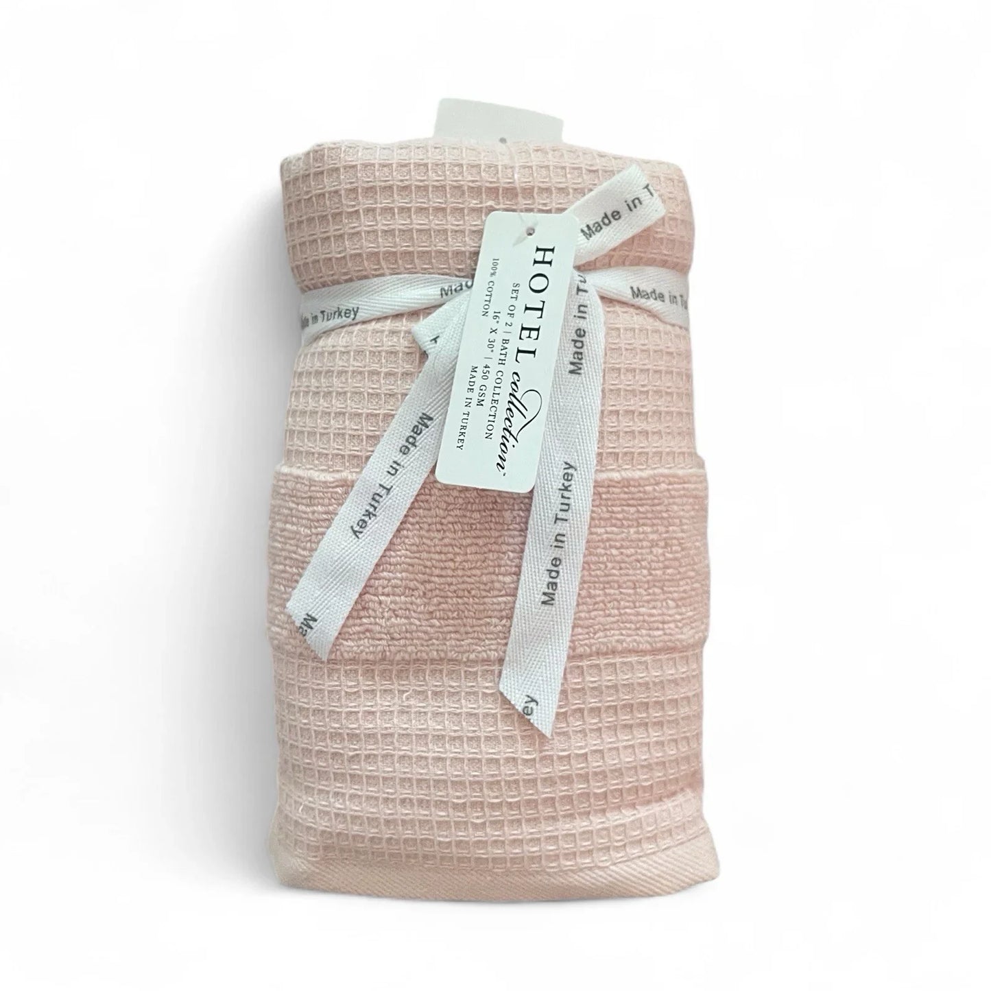 Hotel Collection 10-Piece Peach Bath Towel Set Turkiye Made - Trendiez U ♥ 