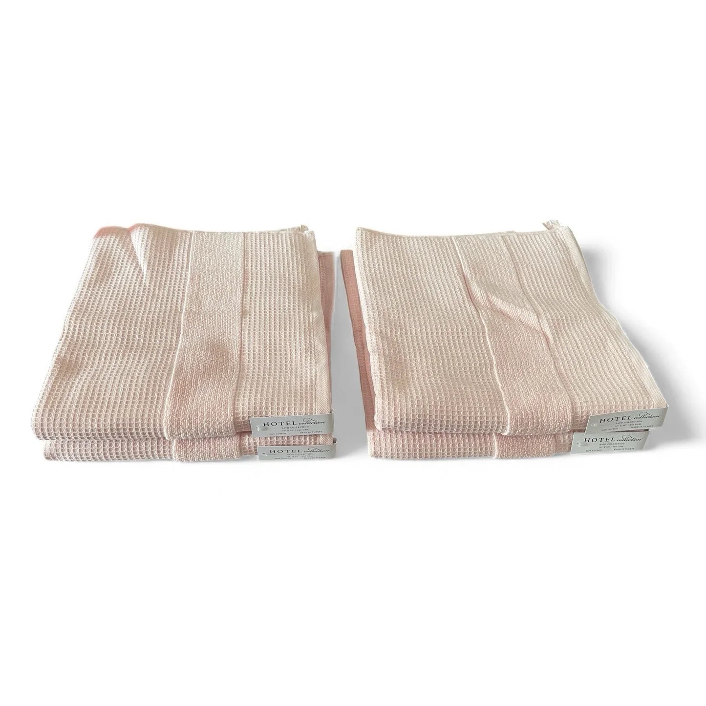 Hotel Collection 10-Piece Peach Bath Towel Set Turkiye Made - Trendiez U ♥ 