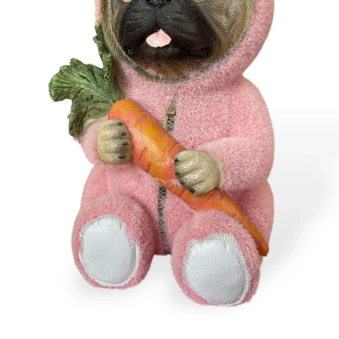 HTF Humane Society Easter PUG Dog In Pink Fuzzy Bunny Rabbit Suit NWT - Trendiez U ♥ 