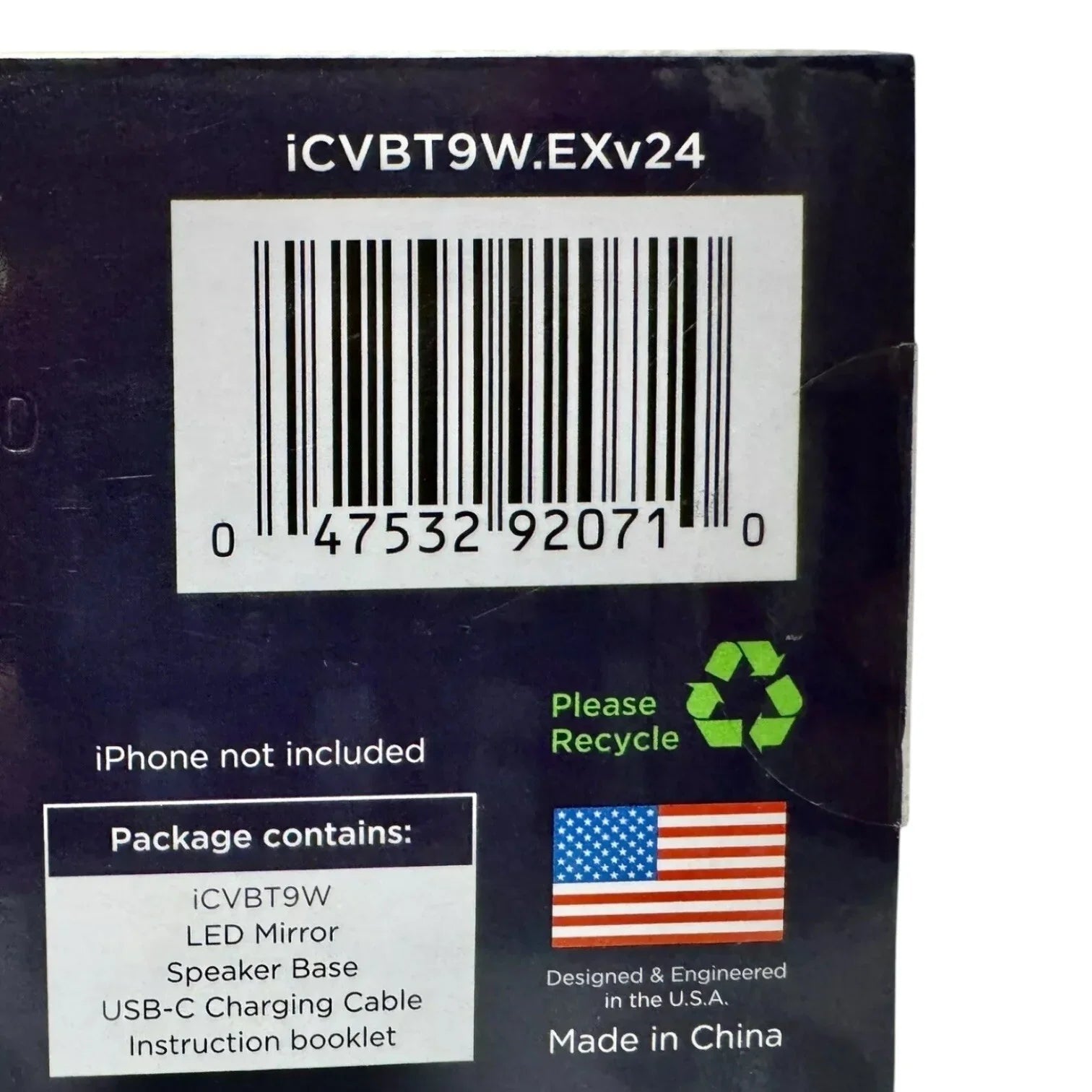 iHome Apple Portable Compact Lighted Makeup Mirror and Bluetooth Speaker - Trendiez U ♥ 