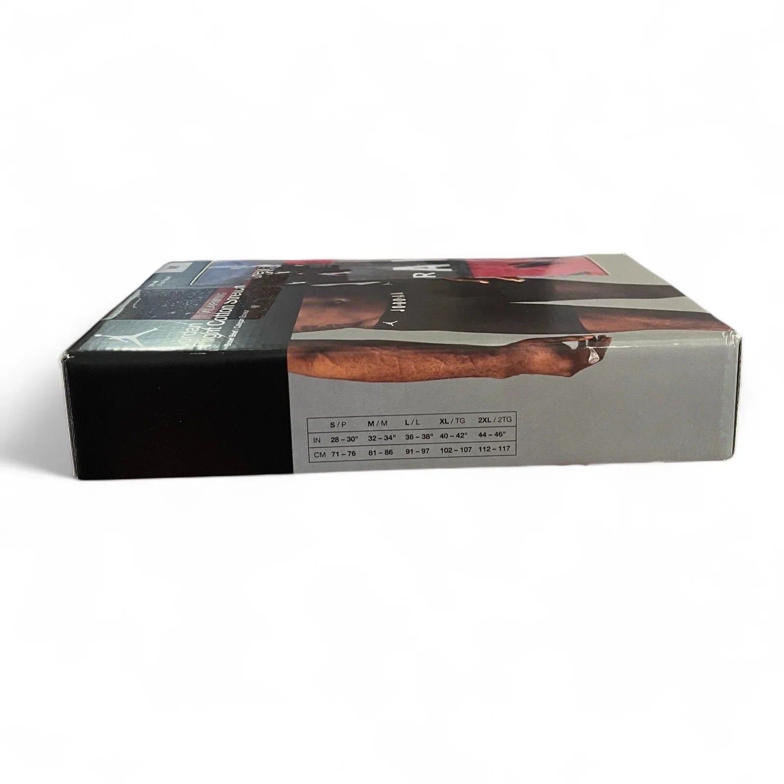 Jordan Flight 2 Pack Mens Premium Cotton Stretch Boxer Briefs M Blk/Red New - Trendiez U ♥ 