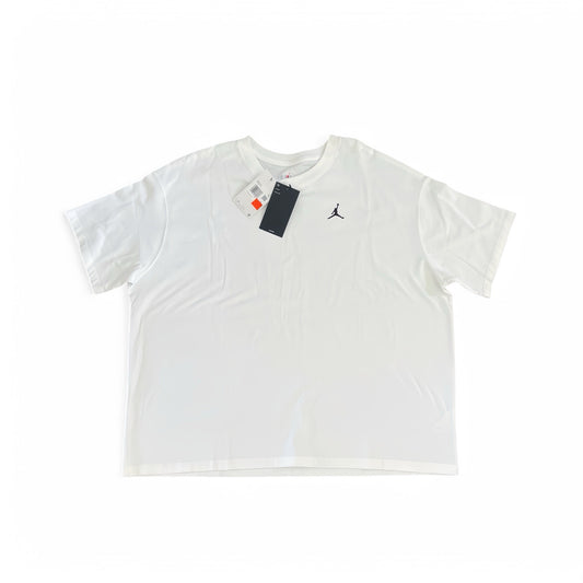Jordan Nike Women’s White T-Shirt XXL 100% Cotton Loose Fit FN4500-101 NWT - Trendiez U ♥ 