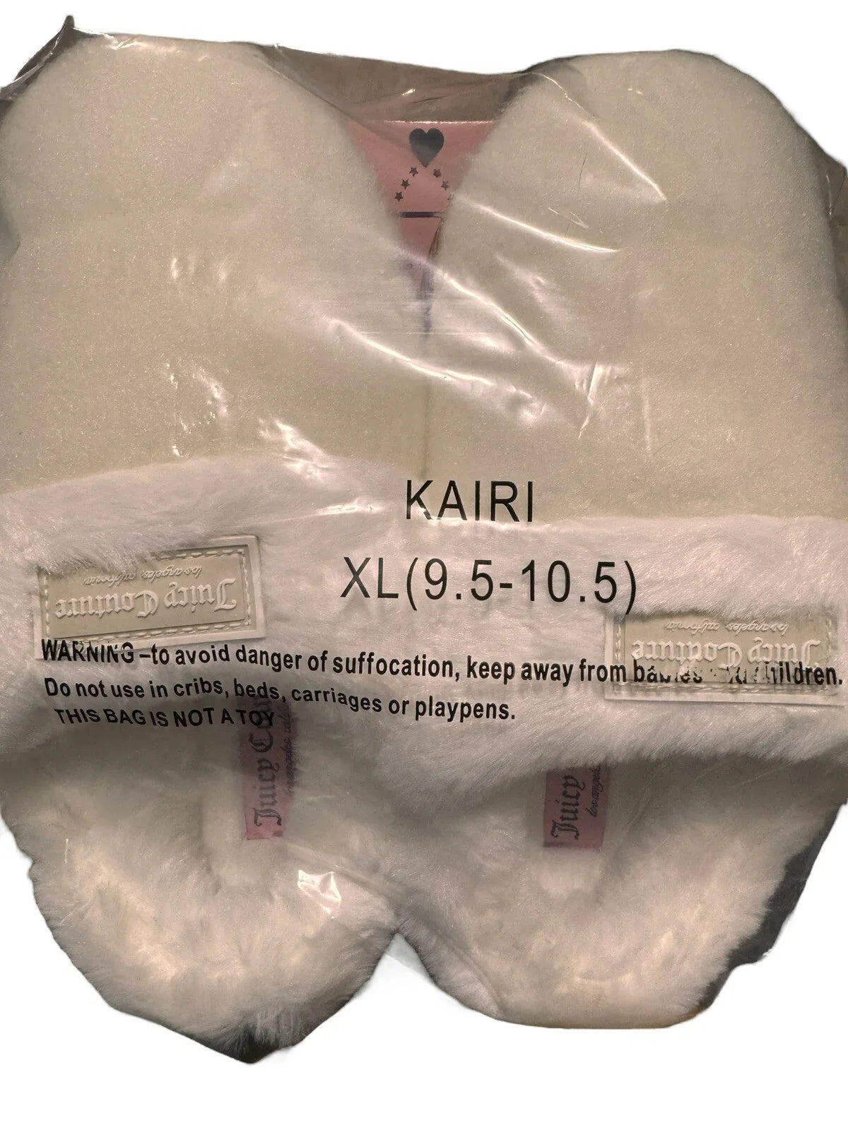 Juicy Couture Faux Fur Clogs Kaira Slide On Womens Sz 9.5-10.5 NWT Rare - Trendiez U ♥ 